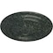 Ekena Millwork Traditional Ceiling Medallion (Canopies up to 5 1/2"), 24 3/8"OD x 1 1/2"P, Painted Turtle Crackle CM24TRPTC - alternate 2